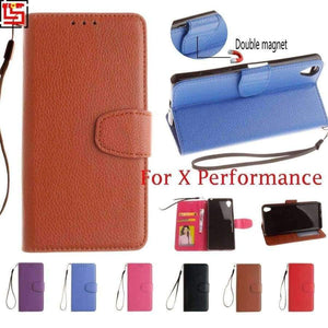 Planet Gates black Best PU Leather Lather Lether Flip Wallet Phone Case Cover For Sony Soni Xperia Xperi X Performance Red Purple Black