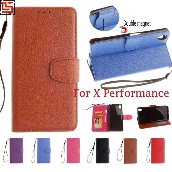 Planet Gates black Best PU Leather Lather Lether Flip Wallet Phone Case Cover For Sony Soni Xperia Xperi X Performance Red Purple Black