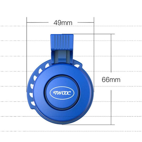 Planet Gates Black Bicycle Bike 120db USB charging  Ring Electronic Bell Horn IP65 Waterproof 3 Modes Loud Alarm Bell Safety Cycling Bells