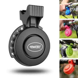 Planet Gates Black Bicycle Bike 120db USB charging  Ring Electronic Bell Horn IP65 Waterproof 3 Modes Loud Alarm Bell Safety Cycling Bells