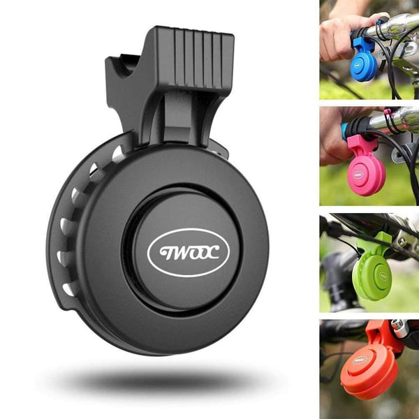 Planet Gates Black Bicycle Bike 120db USB charging  Ring Electronic Bell Horn IP65 Waterproof 3 Modes Loud Alarm Bell Safety Cycling Bells