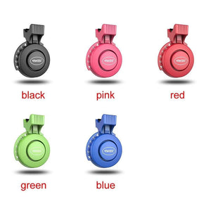Planet Gates Black Bicycle Bike 120db USB charging  Ring Electronic Bell Horn IP65 Waterproof 3 Modes Loud Alarm Bell Safety Cycling Bells
