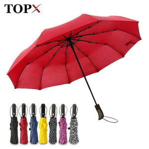 Planet Gates Black Big Strong Fashion Windproof Umbrella Men Gentle 3Fold Compact Fully Automatic Rain High Quality Pongee Umbrella Women