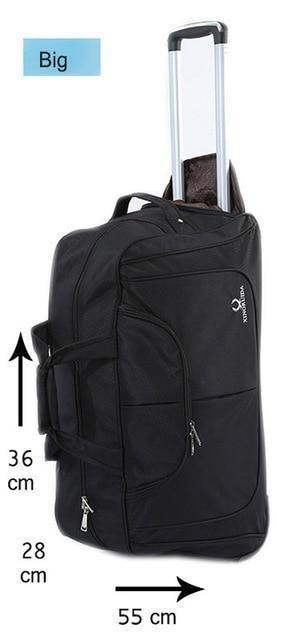 Planet Gates Black Big Suitcases Travel Luggage Bag Canvas Suitcase On Wheels For Women Men Duffle Bags Short Journey Trolley Large Bags 2019
