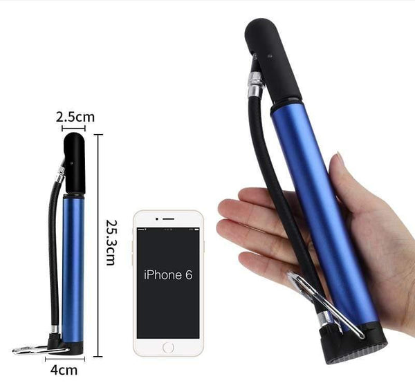Planet Gates Black Bike Pump Bicycle Tire Portable Inflator Air Pump 100PSI Mountain Road Bike Accessories for Cycling MTB Bicycle Pump