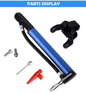 Planet Gates Black Bike Pump Bicycle Tire Portable Inflator Air Pump 100PSI Mountain Road Bike Accessories for Cycling MTB Bicycle Pump