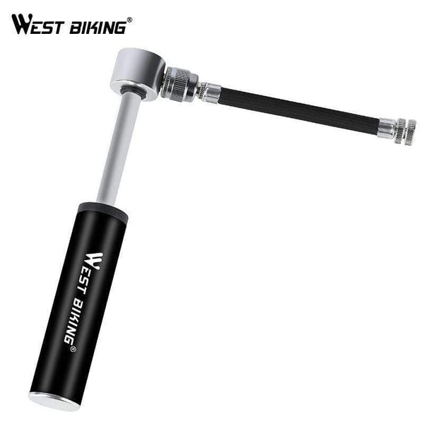 Planet Gates black Bike Pump Inflador Bicicleta Bicycle Air Pumps For AV/FV Cycling Inflator MTB Alloy Mini Hand Pump Bicycle Tire Pump