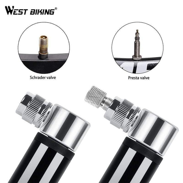 Planet Gates black Bike Pump Inflador Bicicleta Bicycle Air Pumps For AV/FV Cycling Inflator MTB Alloy Mini Hand Pump Bicycle Tire Pump