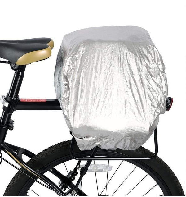 Planet Gates Black Bike Waterproof Seat Pannier Pack Luggage Cycling Bag 10-25L Bicycle Pannier Bag Rear Rack Trunk Bag With Rain Cover