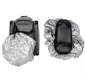 Planet Gates Black Bike Waterproof Seat Pannier Pack Luggage Cycling Bag 10-25L Bicycle Pannier Bag Rear Rack Trunk Bag With Rain Cover