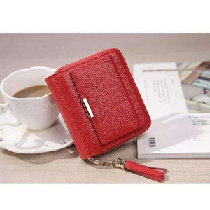 Planet Gates black BISON DENIM 100% Leather Women's Purse Zipper Coin Pocket Wallet Card Holder Female Money Bag Small carteira feminina N3276