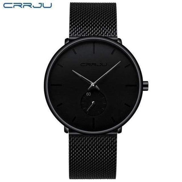 Planet Gates black black Mens Watches Top Brand Luxury Quartz Watch Men Casual Slim Mesh Steel Waterproof Sport Watch Relogio Masculino