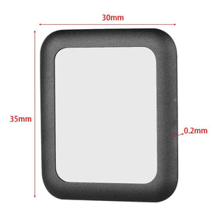 Planet Gates black Black Premium Glass Film 0.2mm Tempered Glass Full Metal Protector for Smart watch Apple Watch 38mm