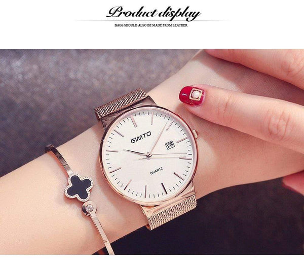 Planet Gates black black Women Watch Minimalism Simple Stylish Luxury Casual lady Watches Waterproof Dress Wristwatch for Female