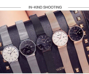 Planet Gates black black Women Watch Minimalism Simple Stylish Luxury Casual lady Watches Waterproof Dress Wristwatch for Female