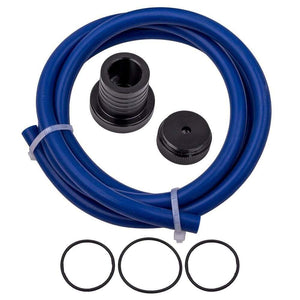 Planet Gates Black blow off Valve BOV Vacuum hose for Porsche 911 turbo Bov 06A145710N for VW Jetta Golf 1.8T Engines 1998 - 2005