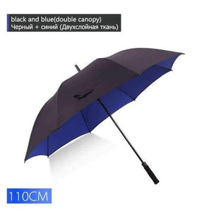 Planet Gates black-blue-110CM 130cm large umbrella male golf rain umbrella windproof double-layer auto-open long handle umbrella female male