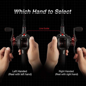 Planet Gates Black Blue 5.3 / 8 / Left Hand Phantom X Baitcasting Reel Multicolor 3 Gear Ratios Low Profile Fishing Reel Carbon Reel Handle 8.1kg Drag Ultra Smooth