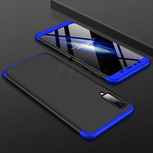 Planet Gates Black-Blue / A7 2018 H&A 360 Degree Full Cover Phone Case For Samsung Galaxy J4 Plus J6 Plus J8 A7 2018 Matte Shockproof PC Phone Cover A7 J8 Case
