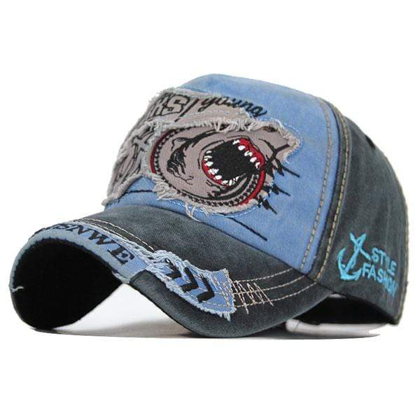 Planet Gates black blue / Adjustable Men Baseball Cap For Women Snapback Hat Shark Embroidery Bone Caps Gorras Casual Casquette Men Baseball Hats Dad Caps