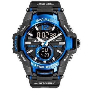 Planet Gates Black Blue / China Men Watches Fashion Sport Super Cool Quartz LED Digital Watch 50M Waterproof Wristwatch Men's Clock Relogio Masculino