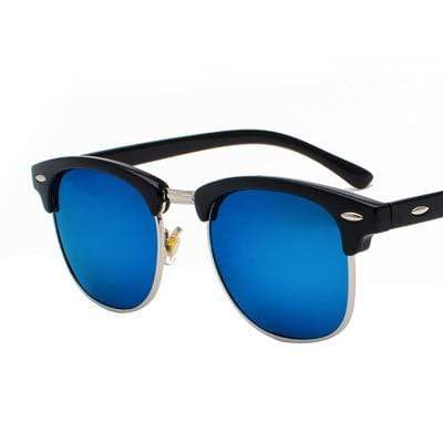 Planet Gates Black blue Classic Semi-Rimless Sunglasses Men's Women 2021 Square Polarized Sun glasses Men Oculos De Sol Gafas UV400 Retro Eyewear