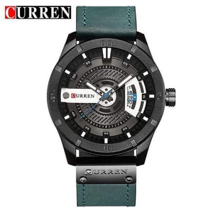 Planet Gates black blue Men Military Sports Watches Men's Quartz Date Clock Man Casual Leather Wrist Watch Relogio Masculino