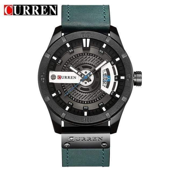 Planet Gates black blue Men Military Sports Watches Men's Quartz Date Clock Man Casual Leather Wrist Watch Relogio Masculino