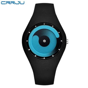 Planet Gates black blue Men watch Sport Student Watch Neutral Silicone Watches Wristwatch New Waterproof Relogio Masculino