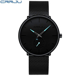 Planet Gates black blue Mens Watches Top Brand Luxury Quartz Watch Men Casual Slim Mesh Steel Waterproof Sport Watch Relogio Masculino