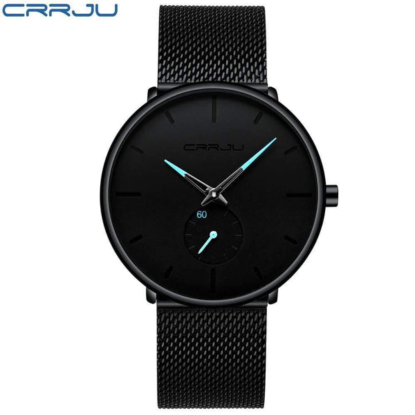 Planet Gates black blue Mens Watches Top Brand Luxury Quartz Watch Men Casual Slim Mesh Steel Waterproof Sport Watch Relogio Masculino