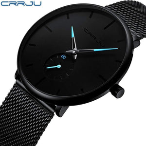 Planet Gates black blue Mens Watches Top Brand Luxury Waterproof Sport Watch Men Ultra Thin Dial Quartz Watch Casual Relogio Masculino