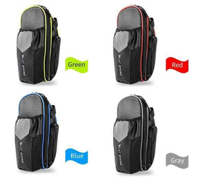 Planet Gates Black Blue MTB Bike Waterproof Rear Bag Bicycle Accessories Bike Saddle Bag with Water Bottle Pocket Cycling Rear Seat Tail Bag