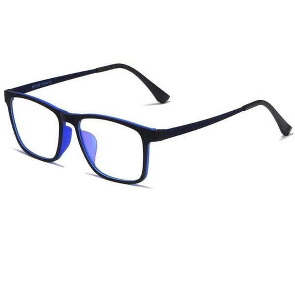 Planet Gates Black  Blue Optical Glasses Frame Men Ultralight Pure Titanium Glasses Frame Women Transparent Square Big Frame Prescription Glasses HR3068
