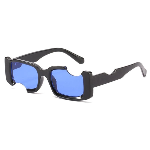 Planet Gates Black Blue / other Small Rectangle Sunglasses Men Women Vintage Square Black Gradient Sun Glasses Fashoin Personality Retro Brand Eyeglasses