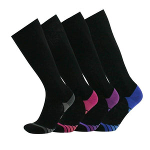 Planet Gates Black Blue / S Socks for Running,Blood Circulation,Shin Splints,Flight Travel,Muscle Recovery(20-30mmHg),for Men & Women