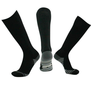 Planet Gates Black Blue / S Socks for Running,Blood Circulation,Shin Splints,Flight Travel,Muscle Recovery(20-30mmHg),for Men & Women