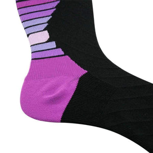 Planet Gates Black Blue / S Socks for Running,Blood Circulation,Shin Splints,Flight Travel,Muscle Recovery(20-30mmHg),for Men & Women