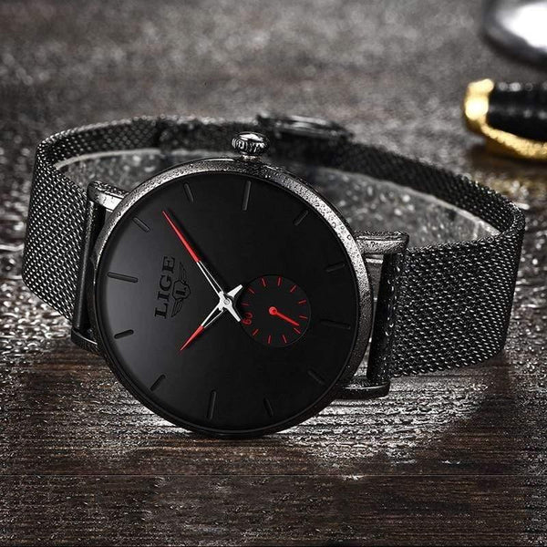 Planet Gates Black blue Womens Watches Top Brand Luxury Casual Fashion Watch Women Quartz Waterproof Clock Mesh belt Ladies Wristwatch Ladies Watch