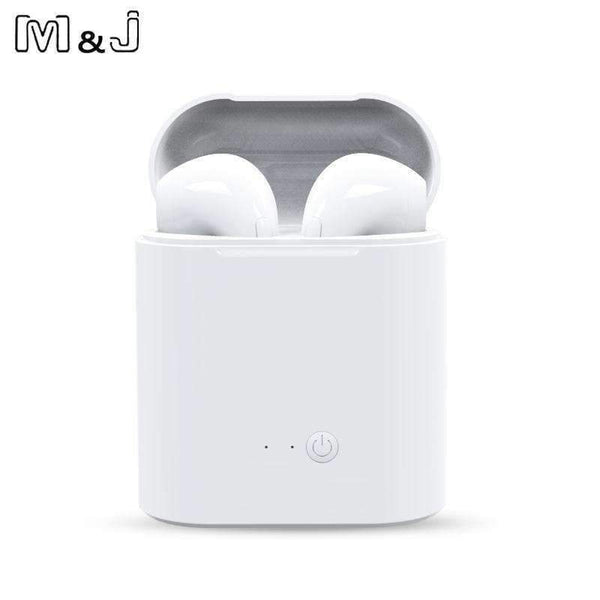 Planet Gates Black Bluetooth Earphones i7s Mini True Wireless Earbud Headset For apple headphones iPhone Android Charging Box Samsung