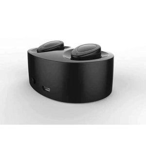 Planet Gates Black Bluetooth Earphones True Wireless Earbuds Mini Stereo Music Headsets Hands-free With Mic Charging Box for Phones