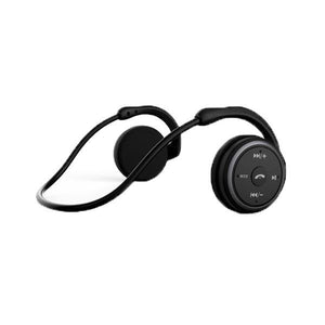 Planet Gates Black Bluetooth Headphone Wireless Jaws Support TF Card FM Radio Portable Neckband Wireless Earphones