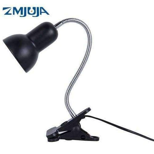 Planet Gates Black Body / Not Include Led Bulb Adjustable Reading Novelty lighting Desk Book Lights 5W E27 Led Bulb,360 Degree Twisted Flexible Metal Tubing Table Lamp Base