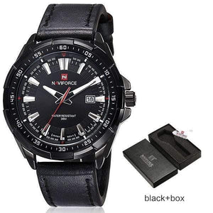 Planet Gates black box Men Quartz Watches Leather Waterproof Analog Watches Mens Date Casual Clock Rome Time Relogio Masculino