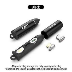 Planet Gates Black Box NO Plug / 1M PZOZ 90 degree Magnetic Cable For iPad 2018 iPhone Xs Max X 6 6S 7 8 Plus 5 5S SE Fast Charging Cable Charger Adapter Phone Cord