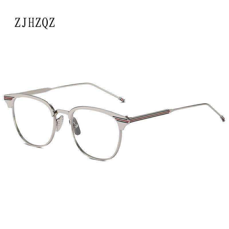 Planet Gates Black Brand Designer Fashion Retro Women Eyeglasses Frame Reading Plain Glasses Frame Optical Clear Lens UV Protection Eyewear