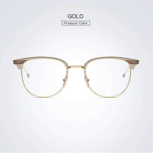 Planet Gates Black Brand Designer Fashion Retro Women Eyeglasses Frame Reading Plain Glasses Frame Optical Clear Lens UV Protection Eyewear