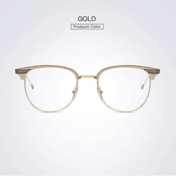 Planet Gates Black Brand Designer Fashion Retro Women Eyeglasses Frame Reading Plain Glasses Frame Optical Clear Lens UV Protection Eyewear