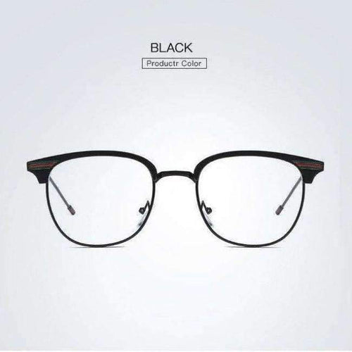 Planet Gates Black Brand Designer Fashion Retro Women Eyeglasses Frame Reading Plain Glasses Frame Optical Clear Lens UV Protection Eyewear