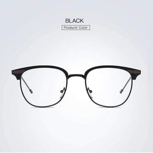 Planet Gates Black Brand Designer Fashion Retro Women Eyeglasses Frame Reading Plain Glasses Frame Optical Clear Lens UV Protection Eyewear